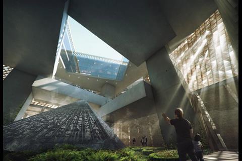 4th: Gansam Architects' scheme for Science City in Cairo